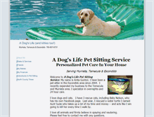 Tablet Screenshot of anitapetsitter.com